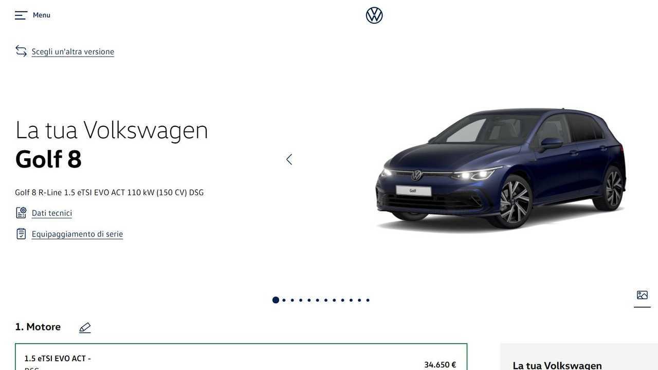 La Volkswagen Golf eTSI