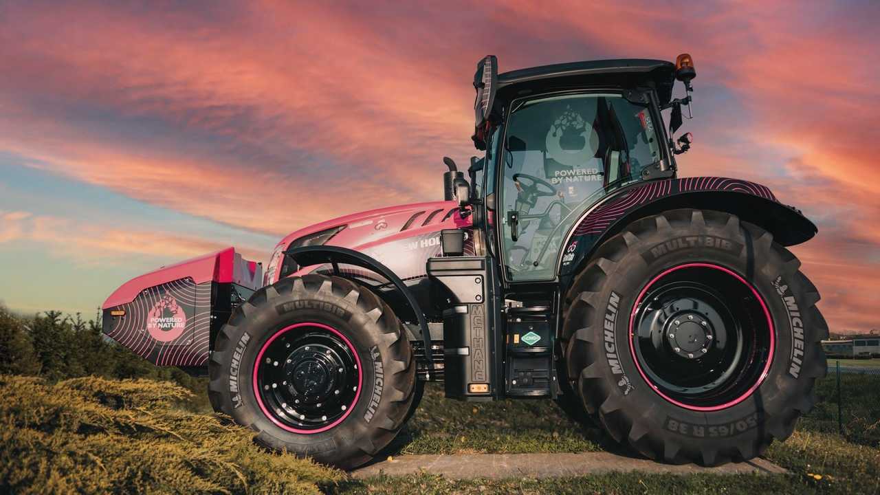Trattore New Holland T6 Methane Power al Giro d’Italia 2022