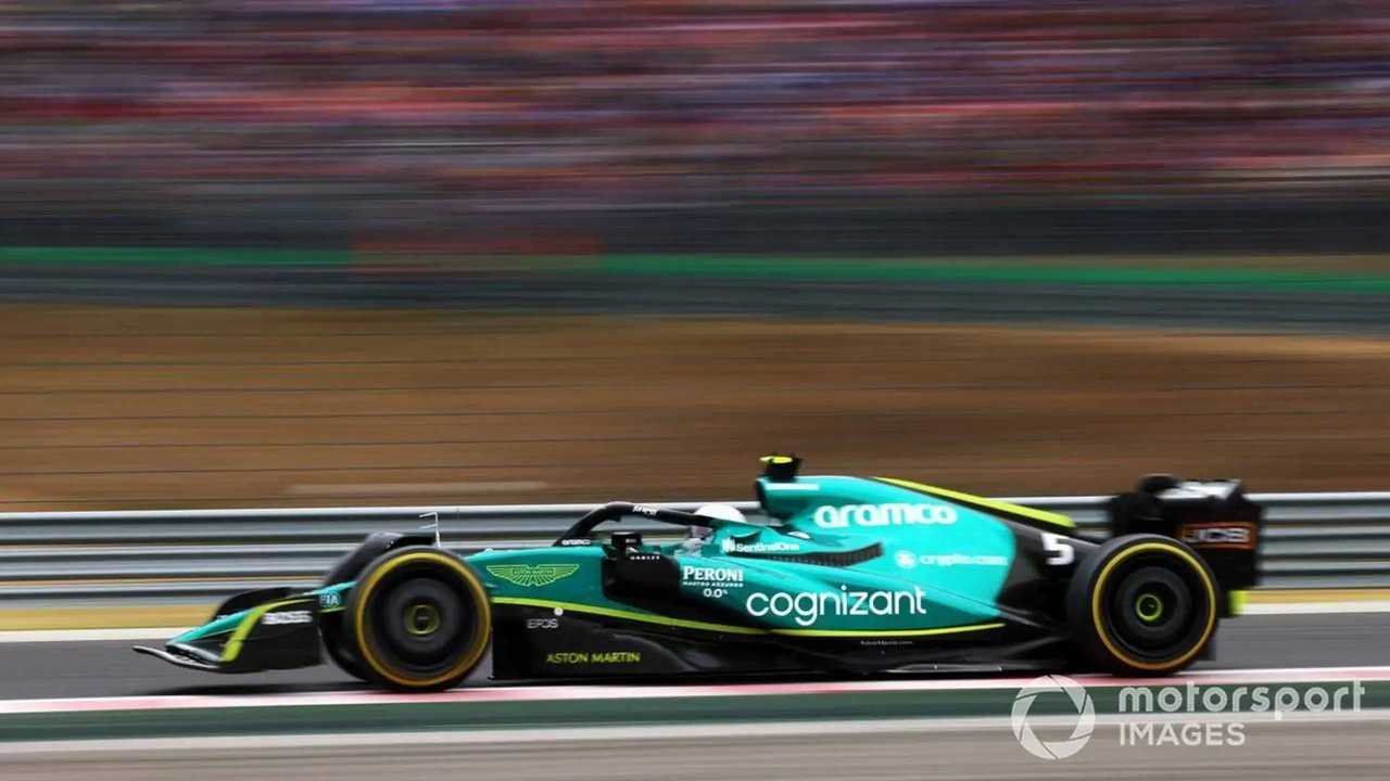 Sebastian Vettel at Hungarian GP 2022
