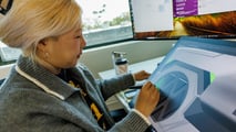 GM Advanced Design Pasadena Studio employee sketching
