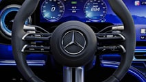 Mercedes C-Klasse EQ (2026): Das Lenkrad mit Wippe links und Walze rechts