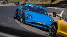 Porsche Taycan Turbo GT Manthey Kit Nurburgring Review