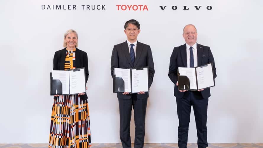 Toyota si allea con Daimler e Volvo per l’idrogeno