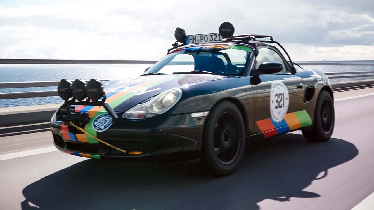 Porsche Boxster bei der eBay Motors Baltic Sea Circle Rallye 2026