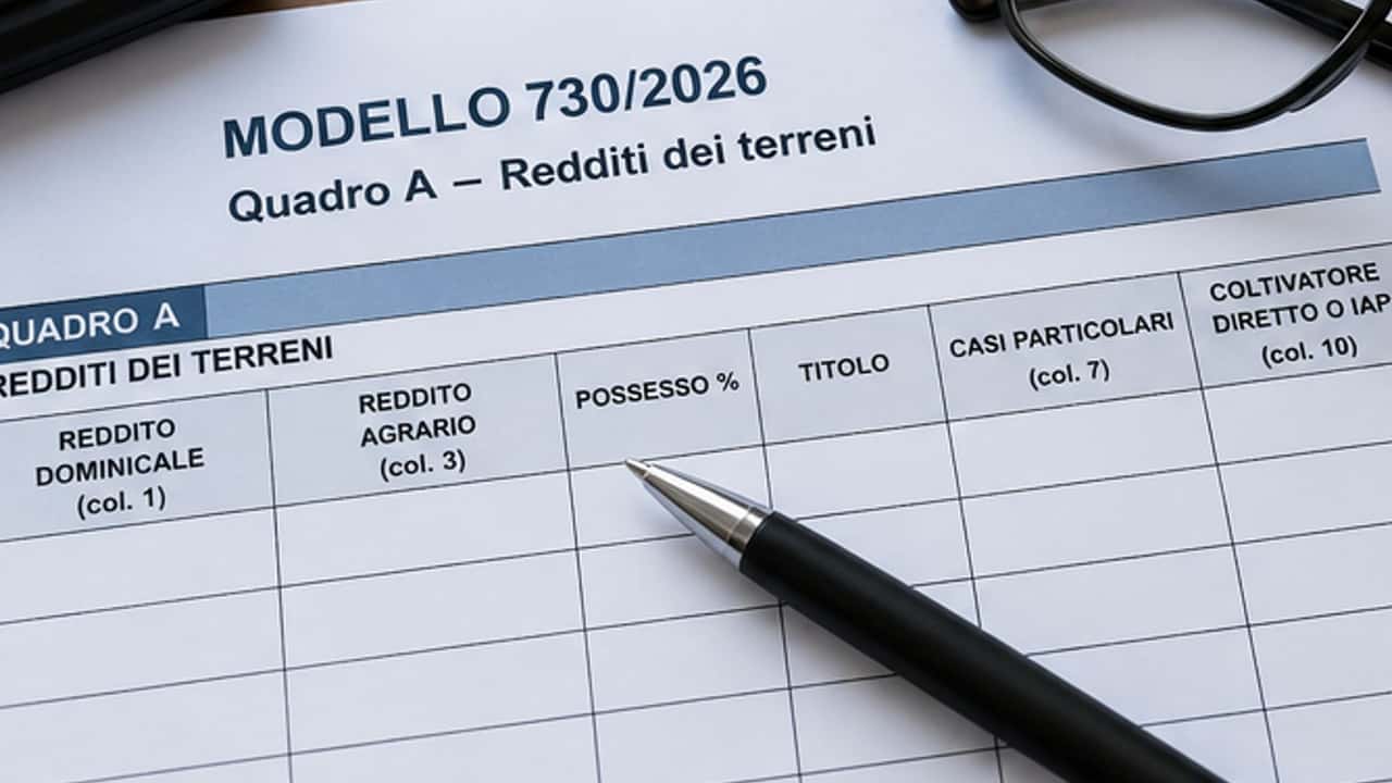 Redditi agricoli 730/2026: detassazione e compilazione
