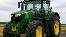 Nuovo John Deere 6R: foto prototipo e ipotesi tecniche