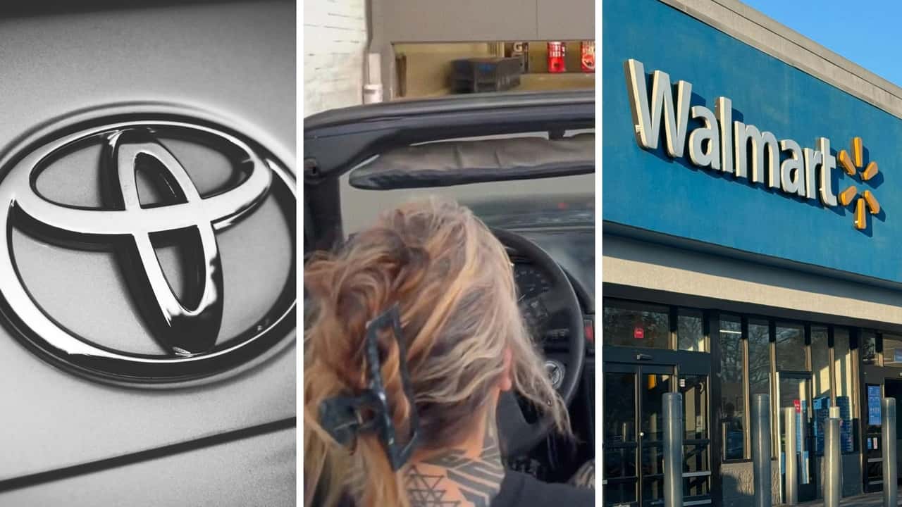 Toyota Driver Goes To Walmart. Then She Parks Her Celica In The Cart Return Bay