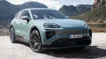Porsche Cayenne Turbo Electric (2026) in Mysticgrünmetallic: Das Exterieur