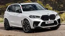 Makyajlı BMW X5 M Render