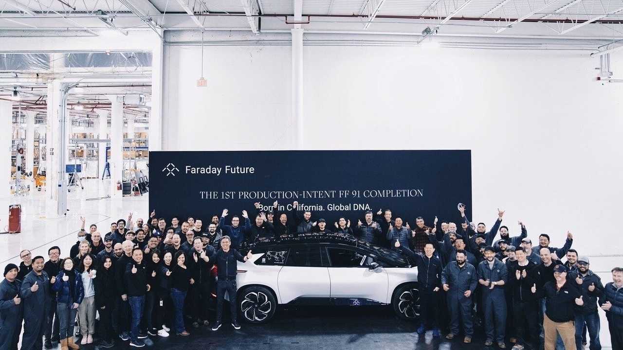 Начало производства Faraday Future FF 91
