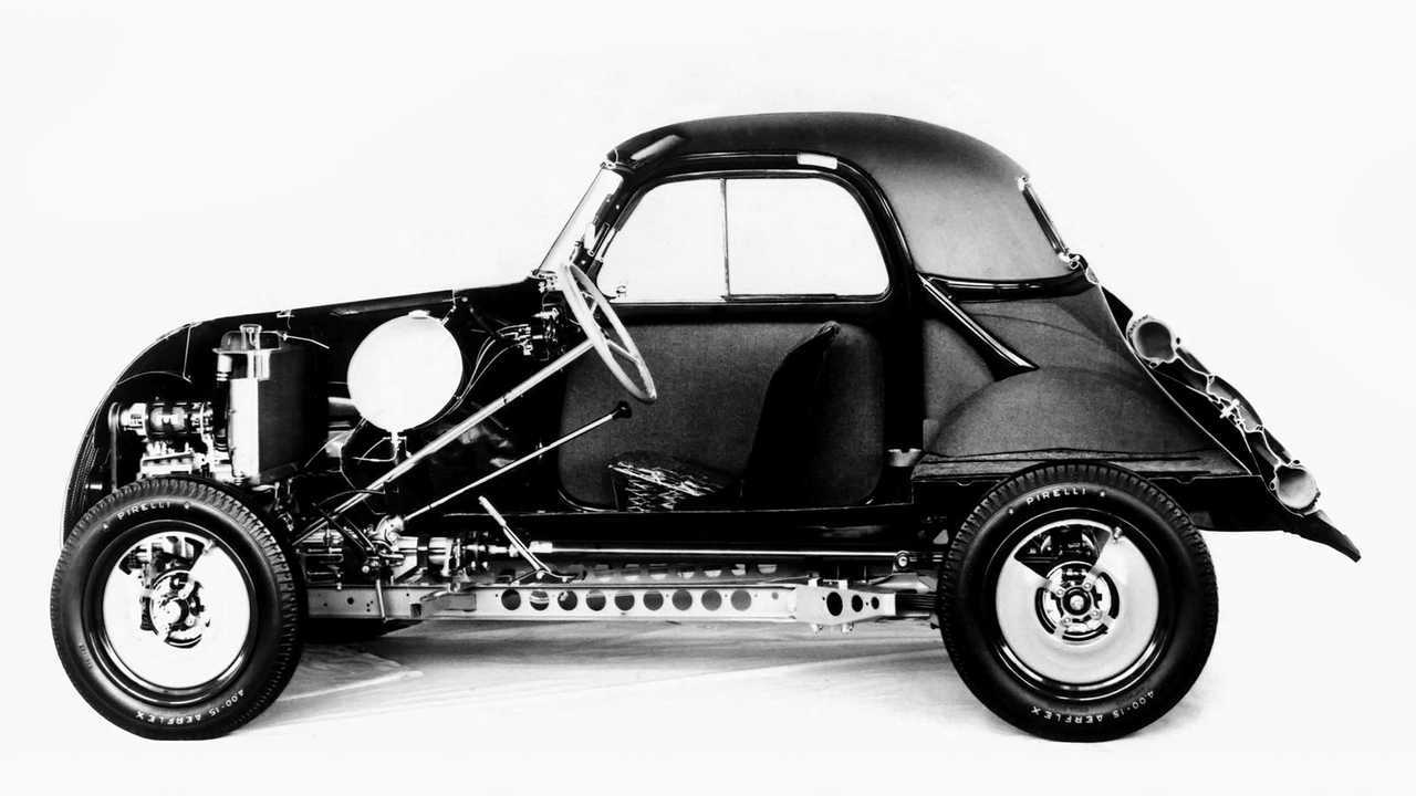 Fiat Topolino, «рентген»