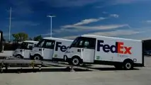 The first BrightDrop EV600 electric vans delivered to FedEx