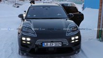 2023 Porsche Macan EV breaks down during winter testing