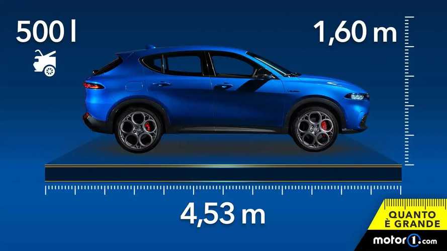 Alfa Romeo Tonale, dimensioni e bagagliaio del nuovo SUV compatto