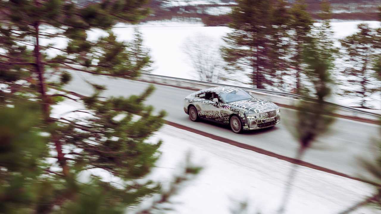 Vista aerea Rolls-Royce Spectre