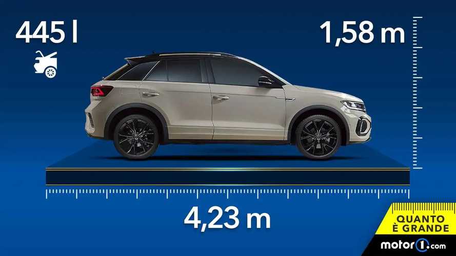 Volkswagen T-Roc, dimensioni e bagagliaio del suv ultra-compatto