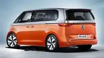 Volkswagen ID. Buzz - kombi elétrica - projeção