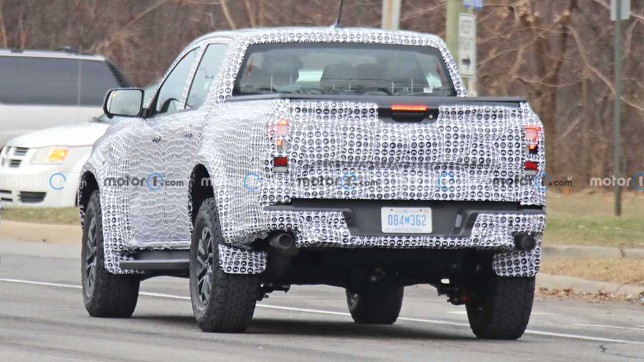 Foto de espião de Ford Ranger Raptor