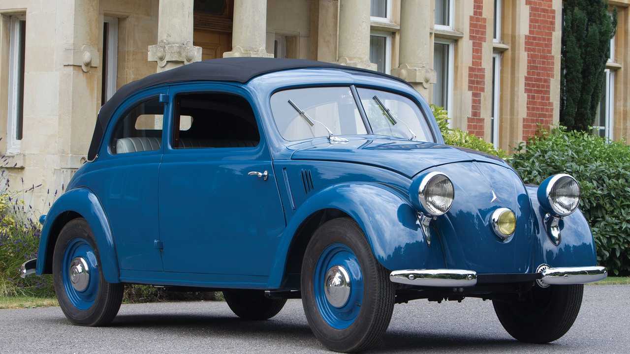 Mercedes-Benz 170H berlina trasformabile, tre quarti anteriore
