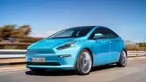 Foto - Tesla Model 2, der Rendering von Motor1.com
