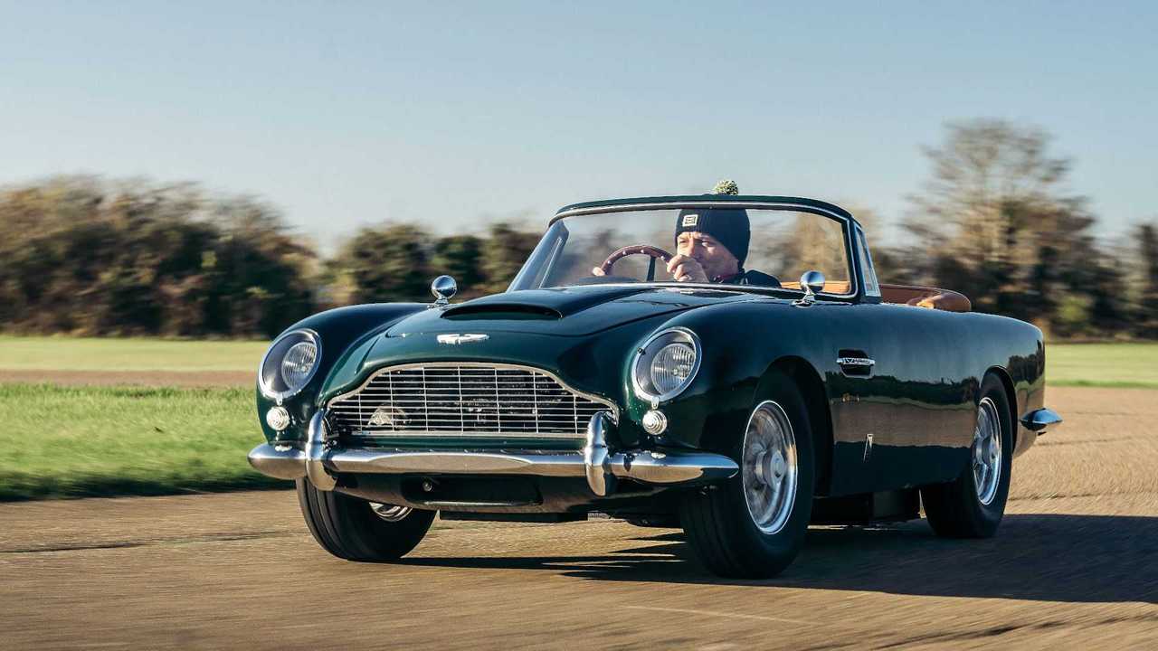 Aston Martin DB5 als Elektroauto für Kinder