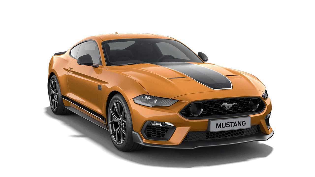 Ford Mustang Mach1_2022_Laranja Delhi