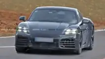 Photos d'espionnage de la Porsche 718 Cayman EV