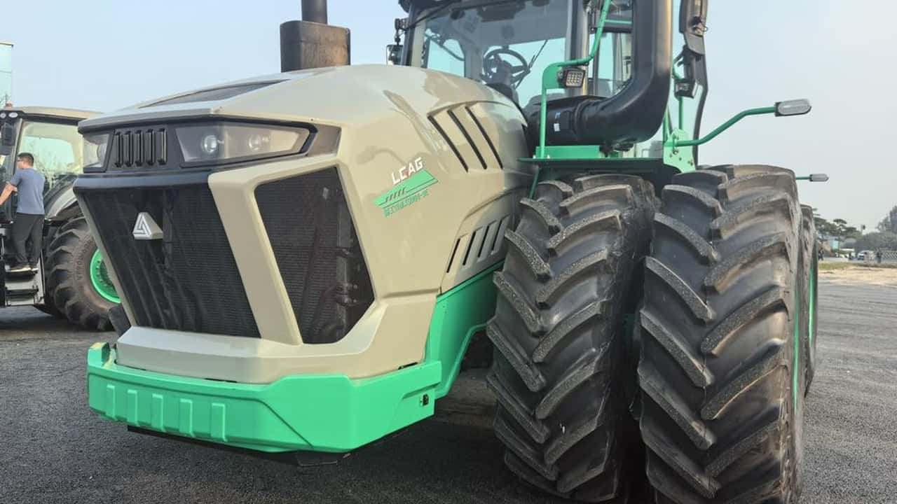Lingong 9E Series (ECVT): trattore ibrido più potente al mondo conpneumatici Linglong