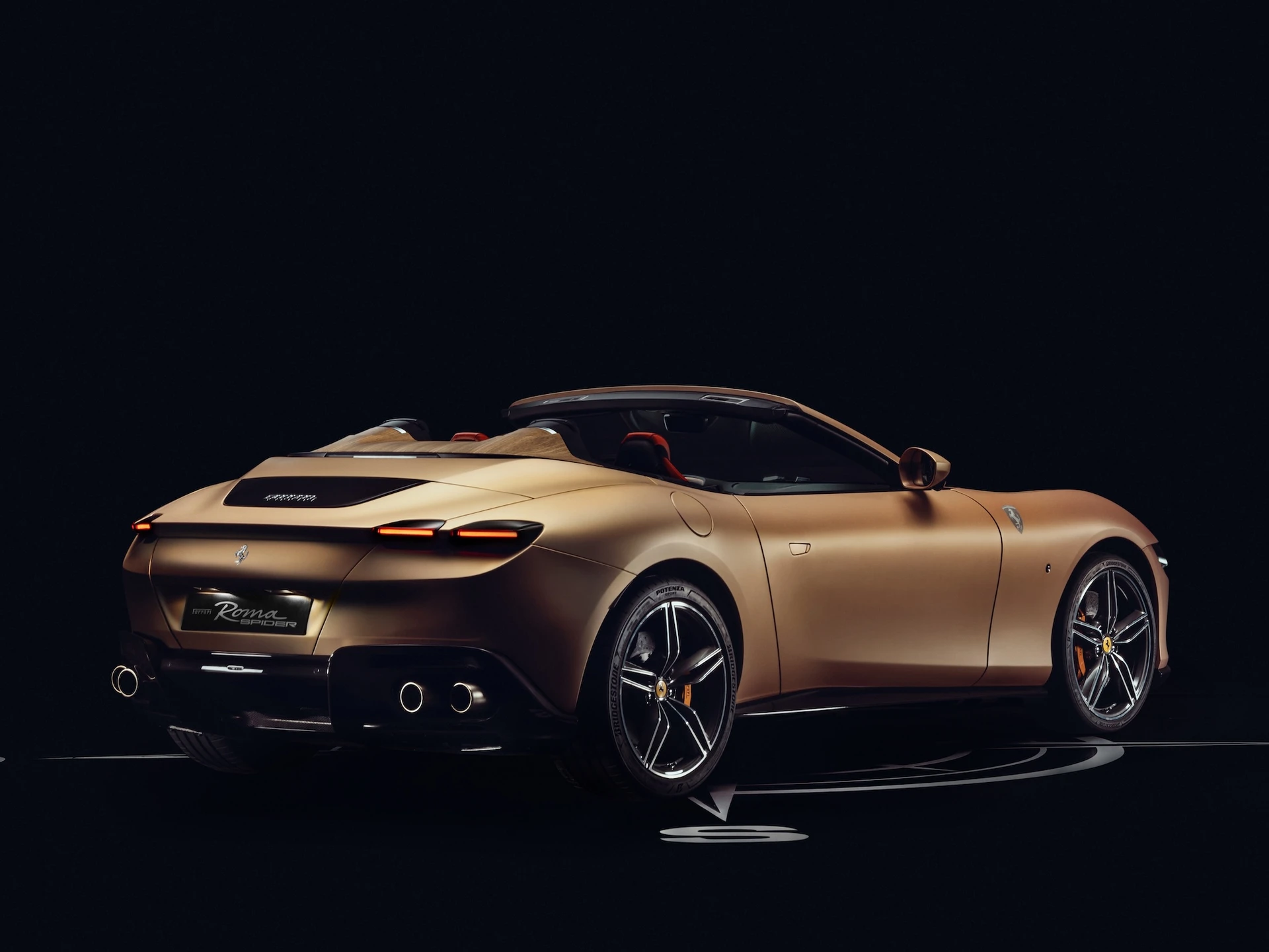 The Ferrari Roma Looks Good With Wood