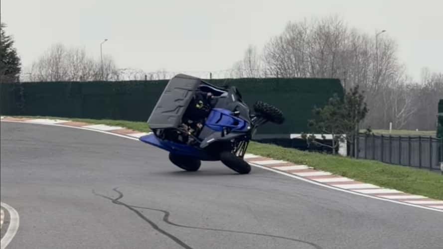 This MotoGP Rookie Can Wheelie Anything, Even a Side-By-Side