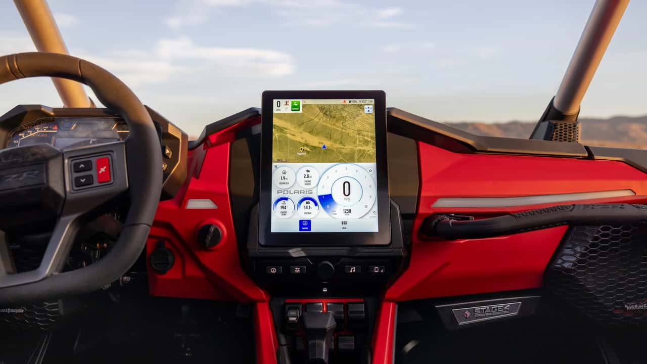 2026 Polaris RZR Pro R Infotainment Screen