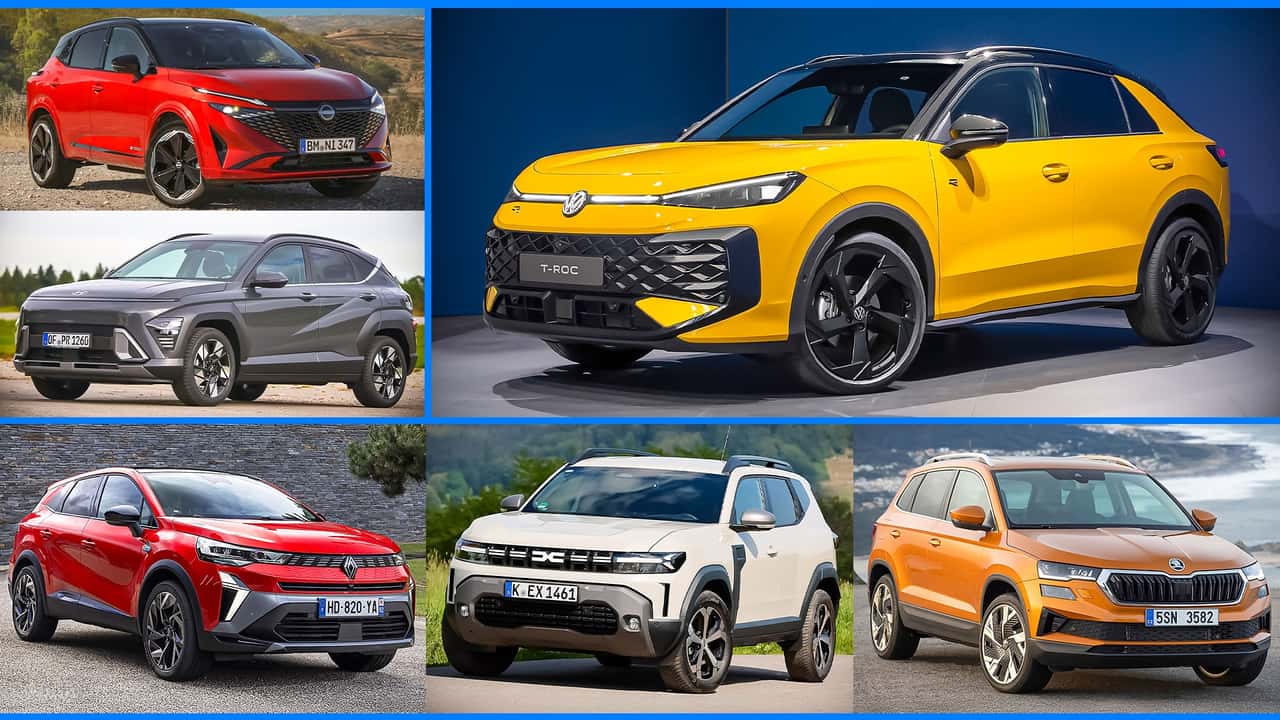 Volkswagen T-Roc 2025, il confronto con le rivali