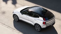 Volvo EX30 (2027) in Crystal White, Dach in Black Stone mit 22-Zöllern