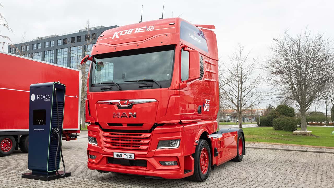 MAN e Koinè portano l’elettrico nel trasporto per Sanpellegrino