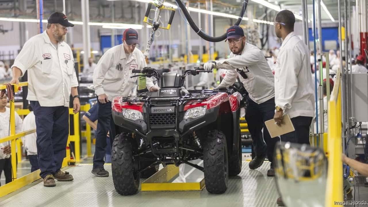 honda atv plant