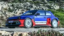 Renault 5 Turbo 3E bei der Rallye Tour de Corse
