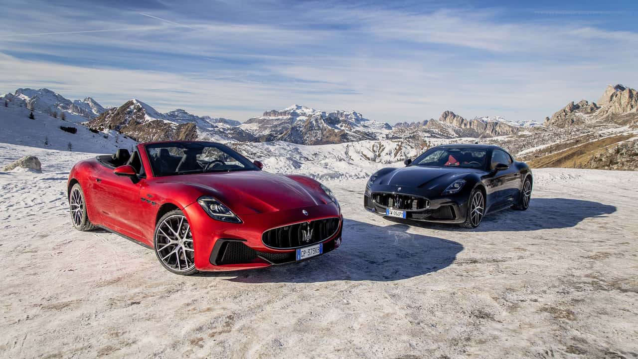 Maserati sull'asfalto delle Olimpiadi Milano-Cortina 2026