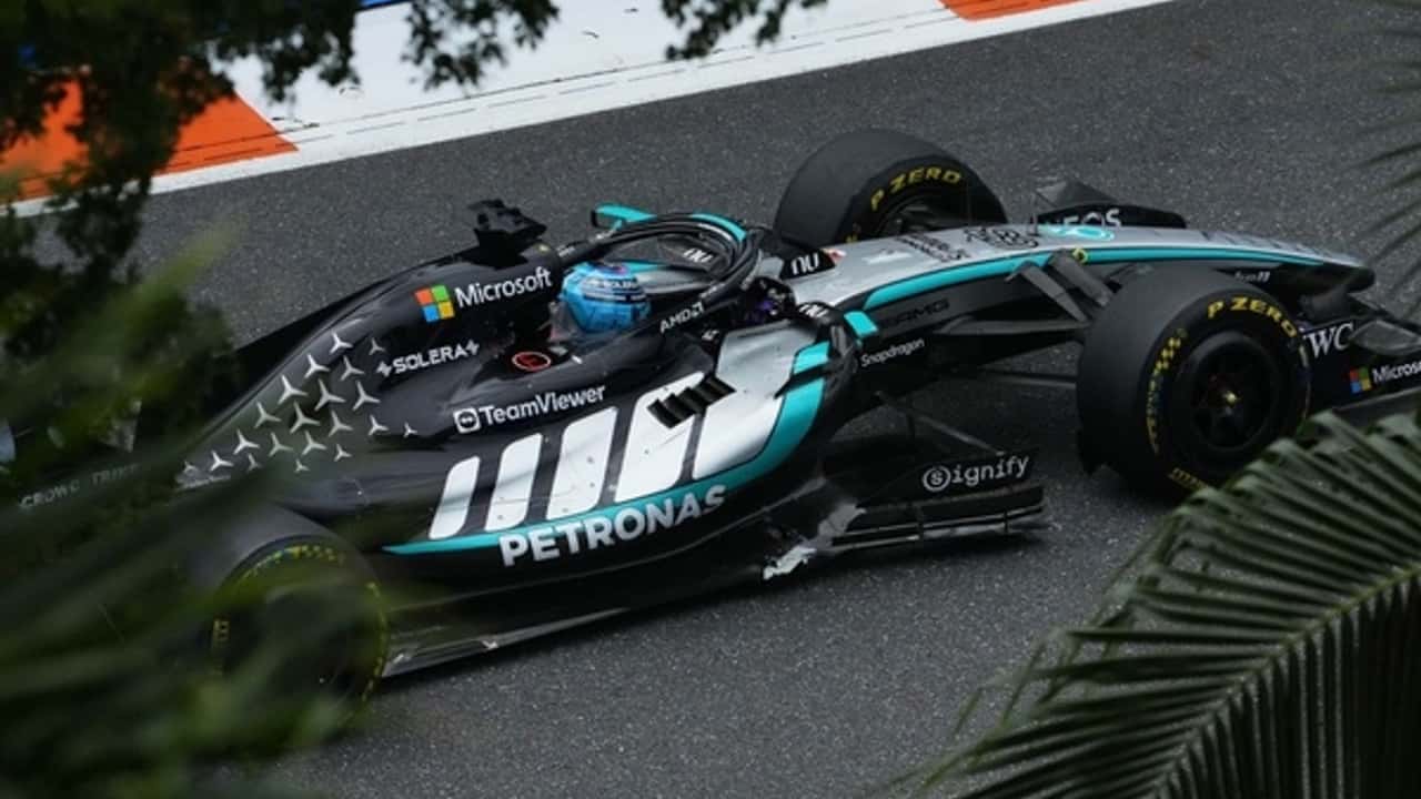 F1: Russell 'copia' acerto do carro de Antonelli em Miami e admite surpresa