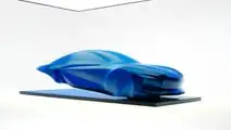 Alpine A110, yeni nesil heykeli