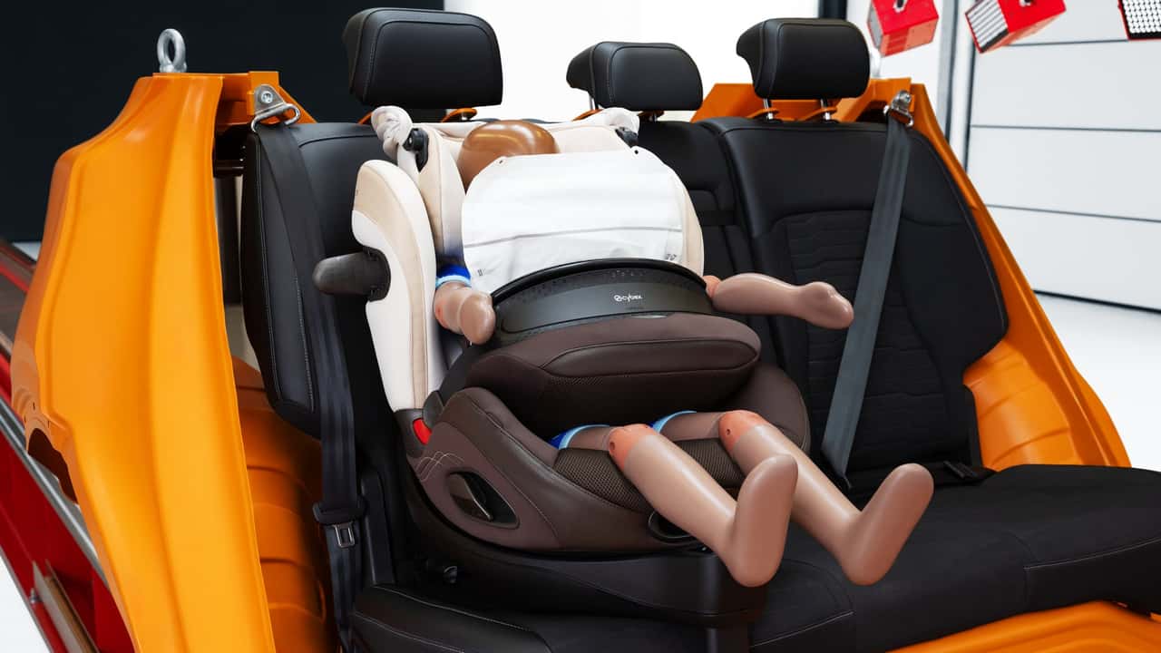 Cybex, i crash test dei seggiolini