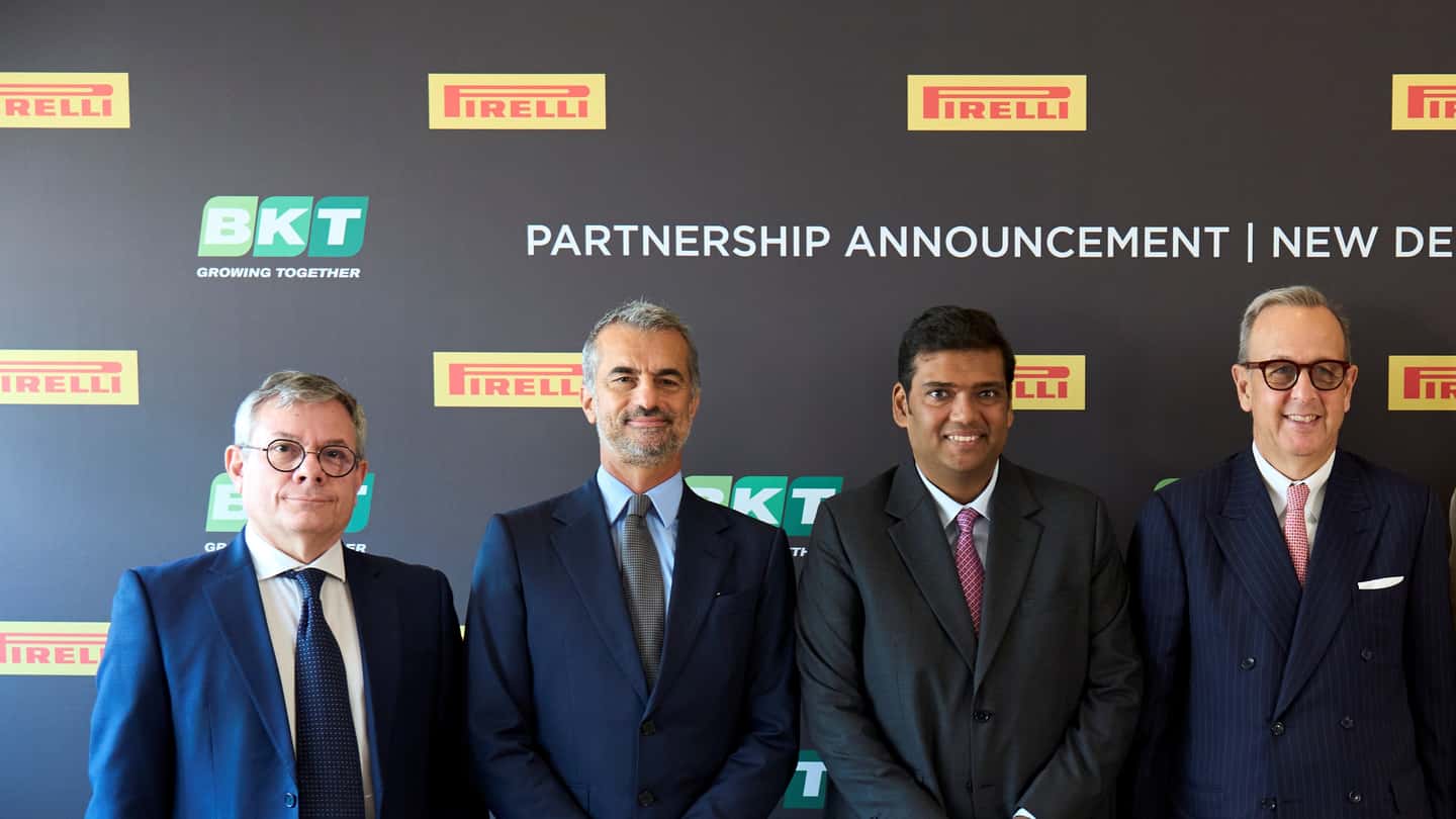Accordo Pirelli BKT per pneumatici auto premium in India