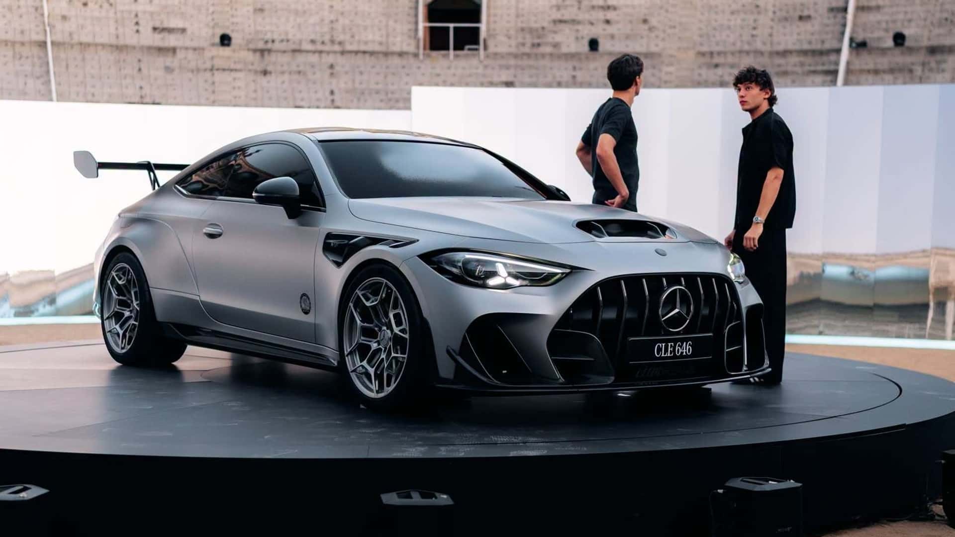 Even Mercedes' F1 Drivers Struggle To Pronounce The Name Of AMG's New V8 Coupe