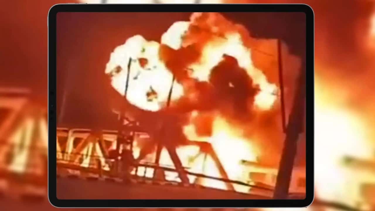 train-truck-explosion