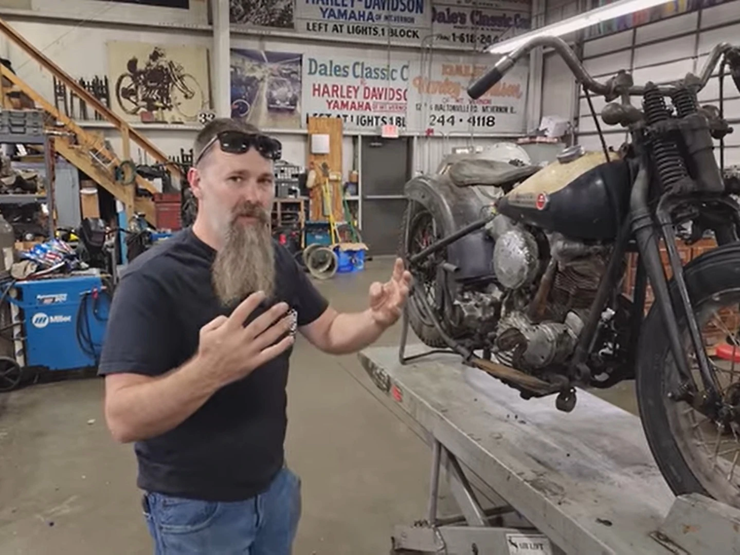 Take A Look Inside A Rare 1942 Harley TT Engine With Wheels