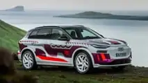 Premier essai du prototype de l'Audi Q6 E-Tron 2025