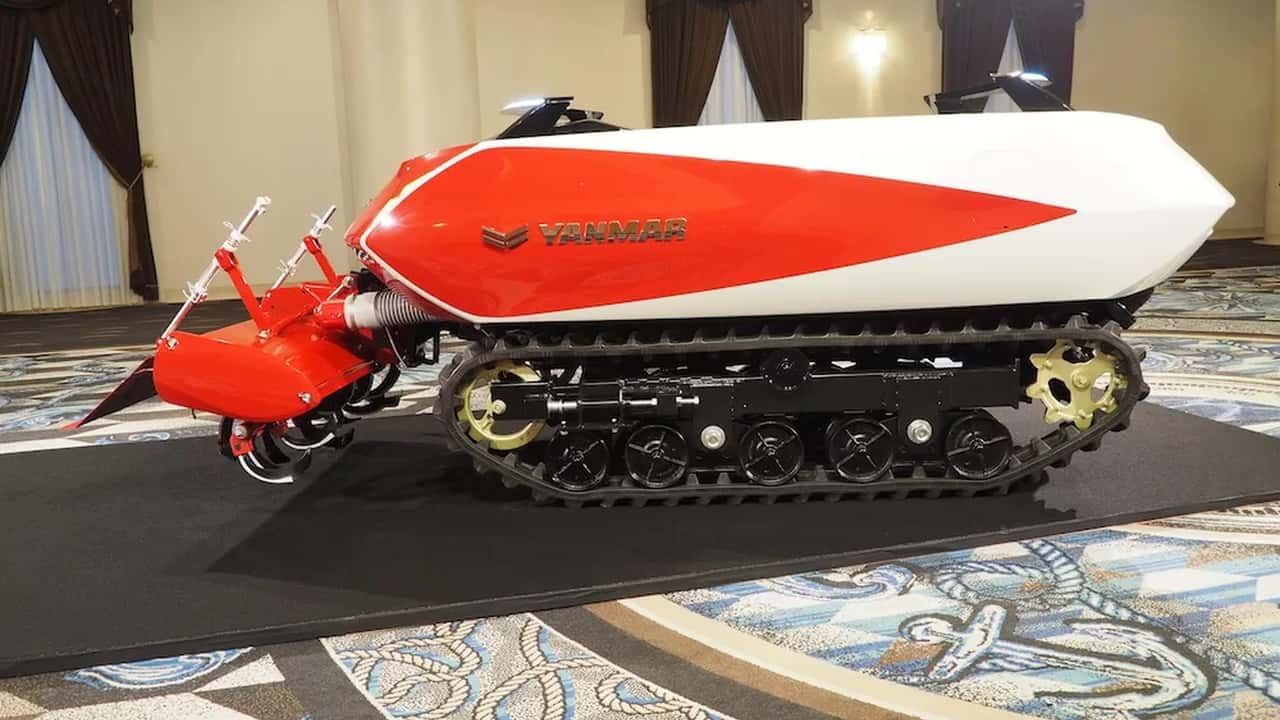 Yanmar concept e-X1: concept di trattore robot elettrico