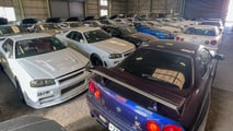 L'hangar segreto di Nissan Skyline in Giappone