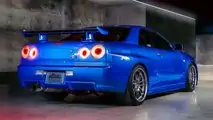 Nissan Skyline R34 GT-R by Kaizo Industries Driven by Paul Walker in Fast and Furious Bonham's Auction
