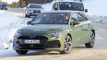 Audi A3 Sportback Facelift No Camo Spy Photos