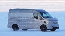 Renault Master Van Side View Spy Photo